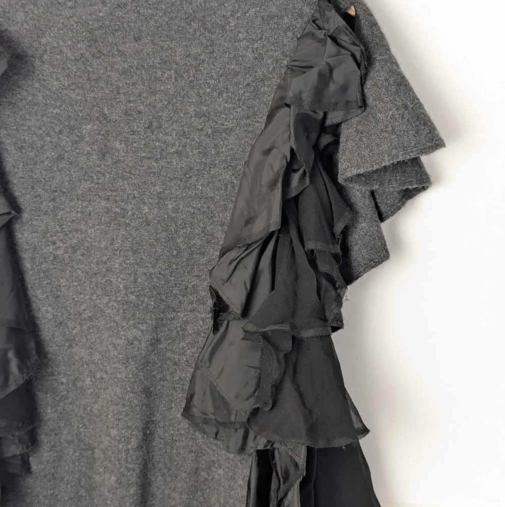 Sacai • Wool Ruffle Bow Sweater Dress - Picture 8 of 16